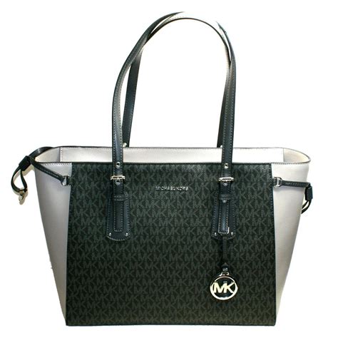 black and gray michael kors purse|grey michael kors medium purse.